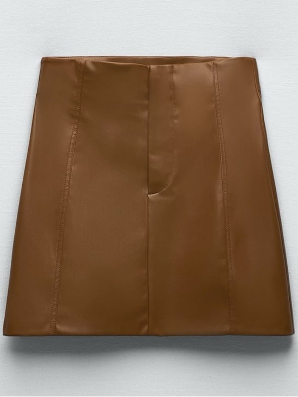 Zara Faux Leather Mini Skirt Spring Summer